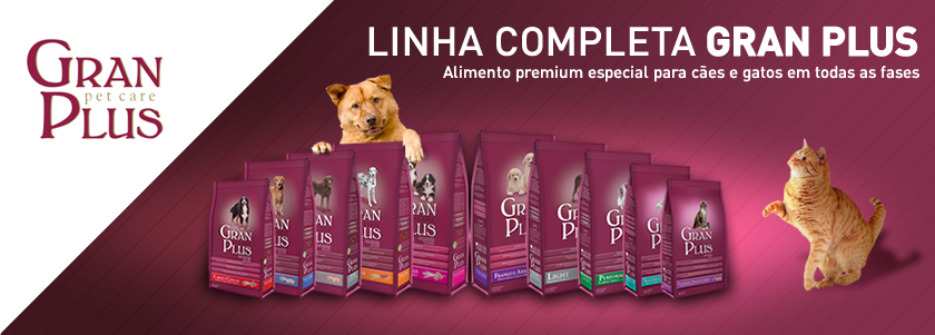 Linha de produtos da Gran Plus