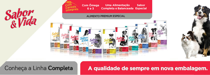 Linha de produtos da Sabor & Vida